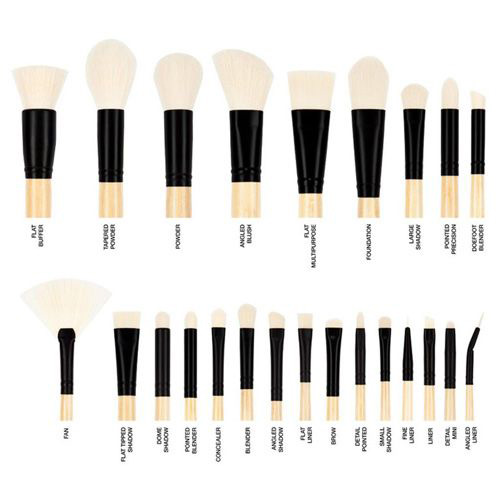 Bộ Cọ Trang Điểm Coastal Scents Elite 24 Cây Màu Trắng